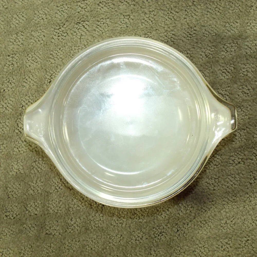 6 PC Vtg 1970's Pyrex BUTTERFLY GOLD Casserole Dish Set w/ 2 Lids 473-475 MINT
